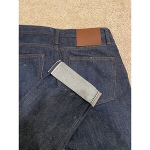 The Unbranded Brand Mens Selvedge Denim Button Fly Jeans Skinny 32x33